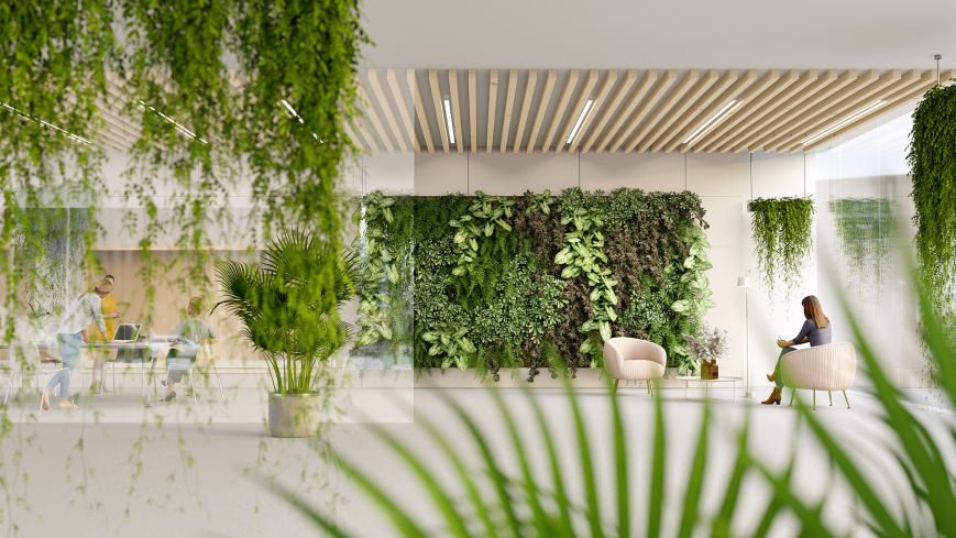 Büroeinrichtung Biophilic Design